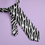 Gravata Padrão Zebra Stripes<br><div class="desc">Tinta personalizada de impressão zebra</div>