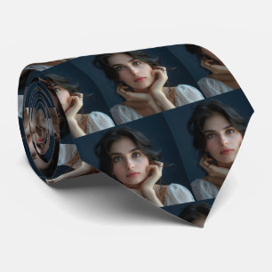 Gravata Padrões de Foto Personalizados do Coletor de Pesco