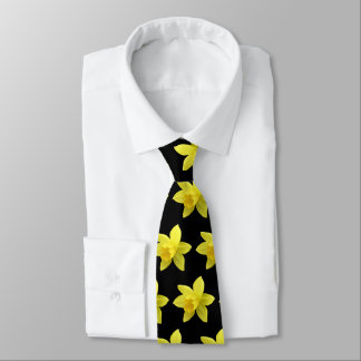 Gravata Padrões de Sangue de Daffodil Amarelo no Coletor d