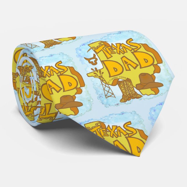 Gravata Pai do Texas (Rolled)