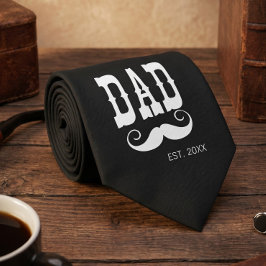 Gravata Pai Estabeleceu Bigode ano western vintage