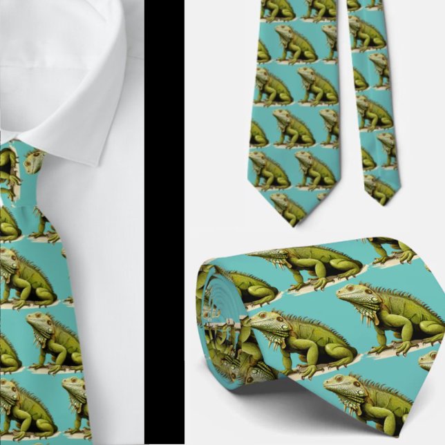 Gravata Pai Iguana Necktie (Criador carregado)