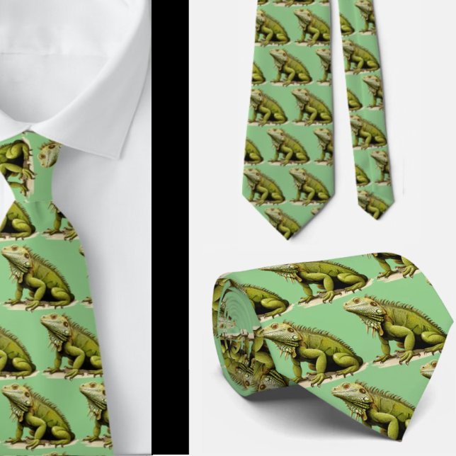 Gravata Pai Iguana Necktie (Criador carregado)