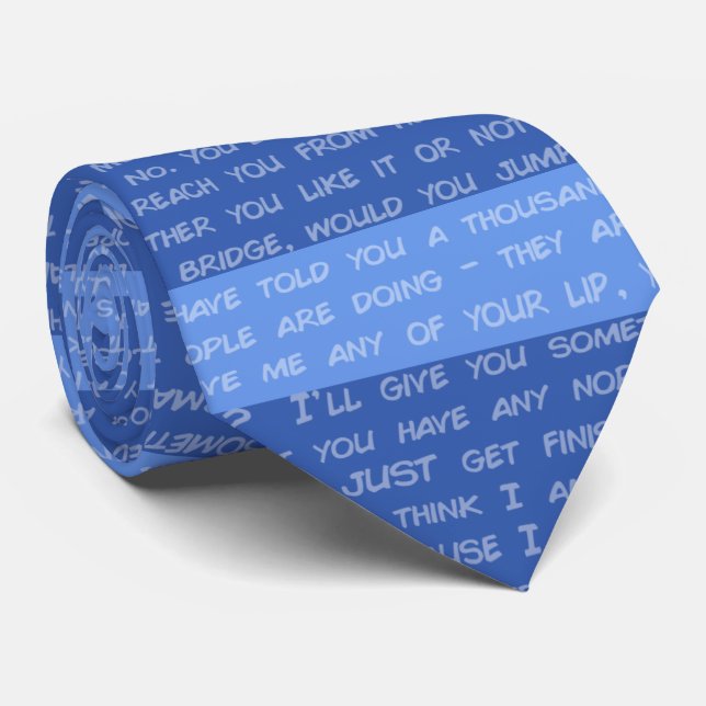 Gravata Pai-isms (Rolled)