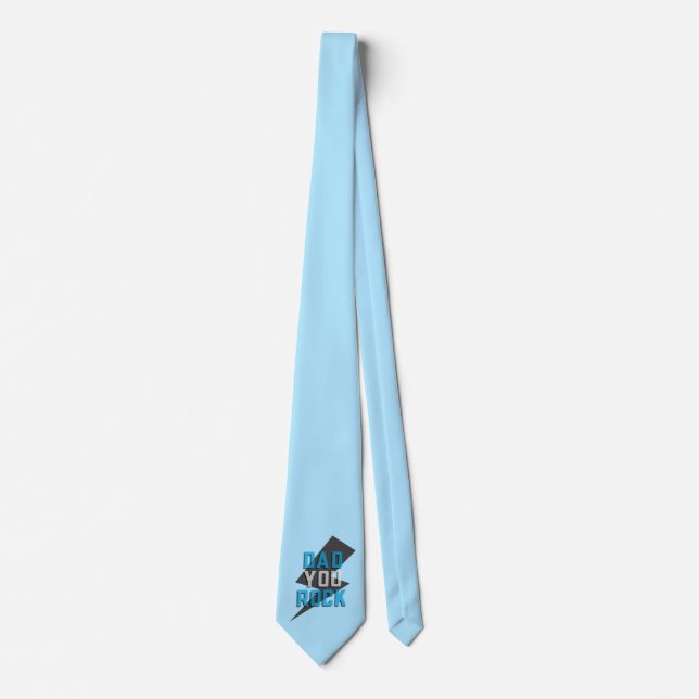 Gravata Pai Você Rock Necktie (Frente)