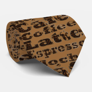 Gravata Palavras do café