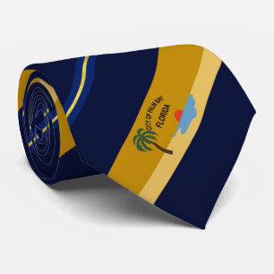 Gravata Palm Bay (Flórida), bandeira da cidade, Neck Tie