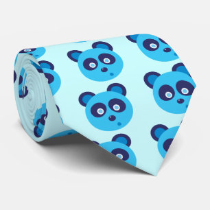 Gravata Panda Azul