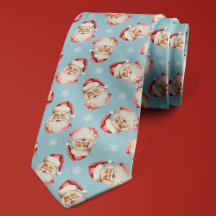 Papai Noel Azul Claro Floco de Neve de Natal