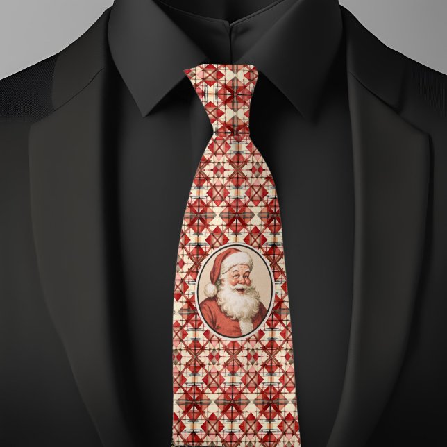 Gravata Papai Noel Retrô de Natal (Criador carregado)
