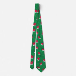 Gravata Papais noeis de Natal ILY Glove