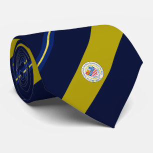 Gravata Papais noeis Fe (Novo México) bandeira da cidade N