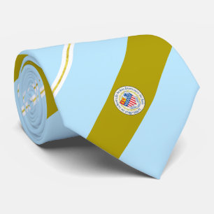 Gravata Papais noeis Fe (Novo México) bandeira da cidade N