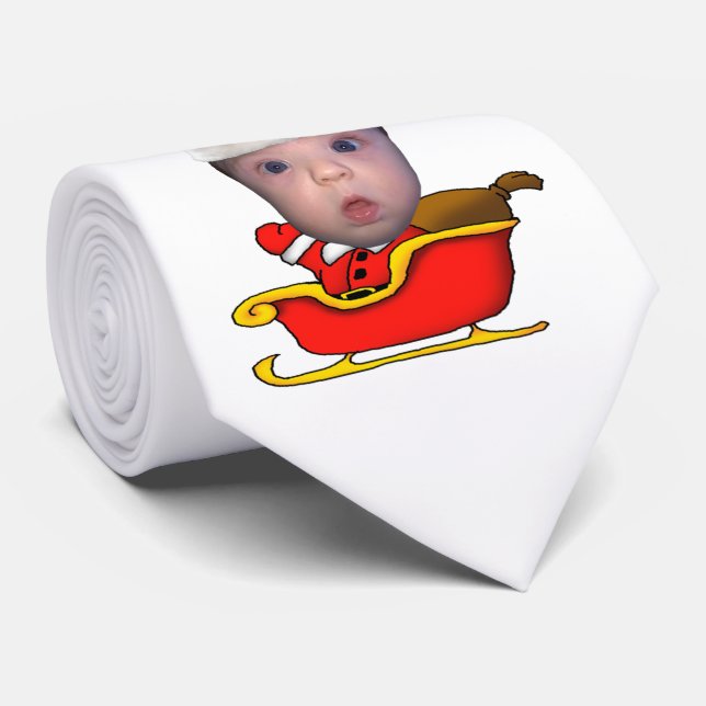 Gravata Papais noeis na véspera de Natal (Rolled)
