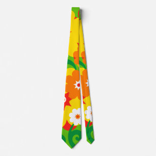 Gravata Papel de parede de alimentação da Flor Engraçado