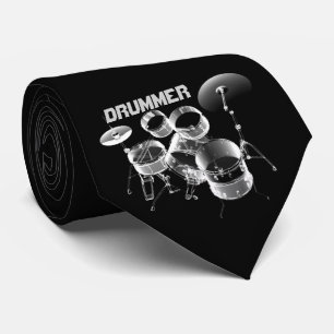 Gravata Para bateristas   presente personalizado