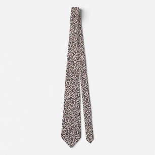 Gravata para Padrinhos com Estampa de Animal Leopa