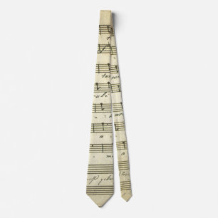 Gravata Partitura Antiga, Partitura Musical Antiga 1810