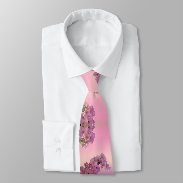 Gravata Pastel Floral (Amarrado)