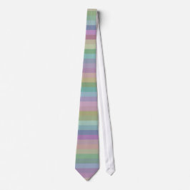 Gravata Pastel Rainbow Stripe