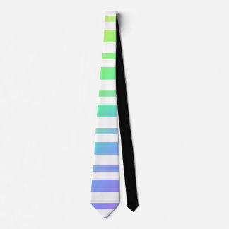 Gravata Pastel Rainbow Stripes Abstrato Blur Art Design