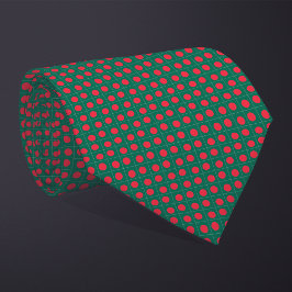 Gravata Patchwork Bangladesh Flag Pattern