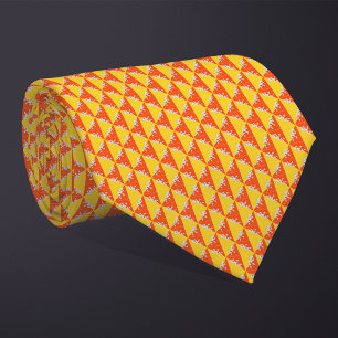 Gravata Patchwork Bhutan Flag Pattern
