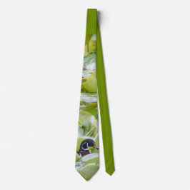 Gravata Pato De Madeira Em Pond