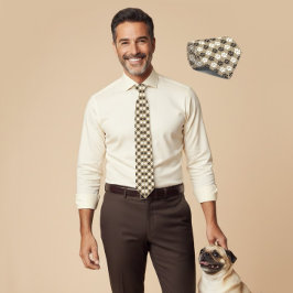 Gravata Paw Print Pattern Earthy Sand