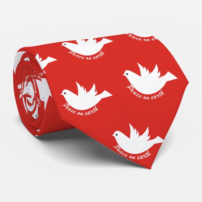 Gravata Paz na Terra (Rolled)