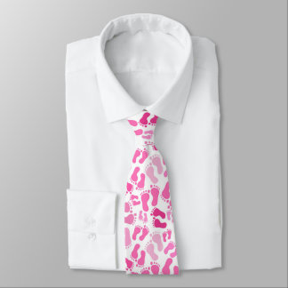 Gravata Pé-Impressão-Pé-Rosa