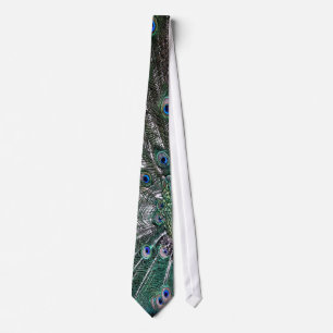 Gravata Peacock Feather tie
