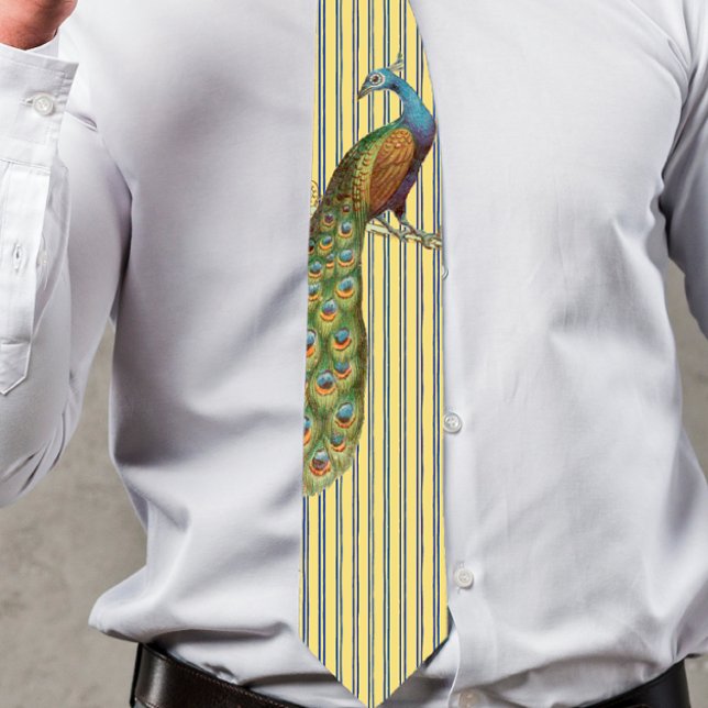 Gravata Peacock Tie Para Casamentos e Ocasiões Especiais (Criador carregado)