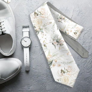 Gravata Pearl Blush Floral Elegance Pattern Sage ID989