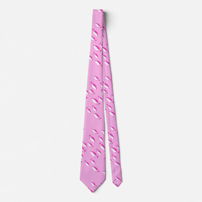 Gravata Peixe rosa (Frente)