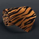 Gravata Peles De Tigre Metálico Laranja<br><div class="desc">Este design foi criado através da arte digital. Pode ser personalizado clicando no botão Personalizar e alterando a cor, adicionando um nome, iniciais ou as suas palavras favoritas. Entre em contato comigo em colorflowcreations@gmail.com se você quiser usar este design em outro produto. Compre minha pintura de acrílico abstrato original para...</div>