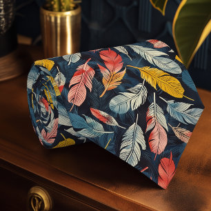 Gravata Penas com Flair