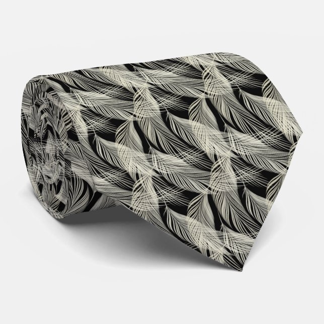 Gravata Penas de queda (Rolled)