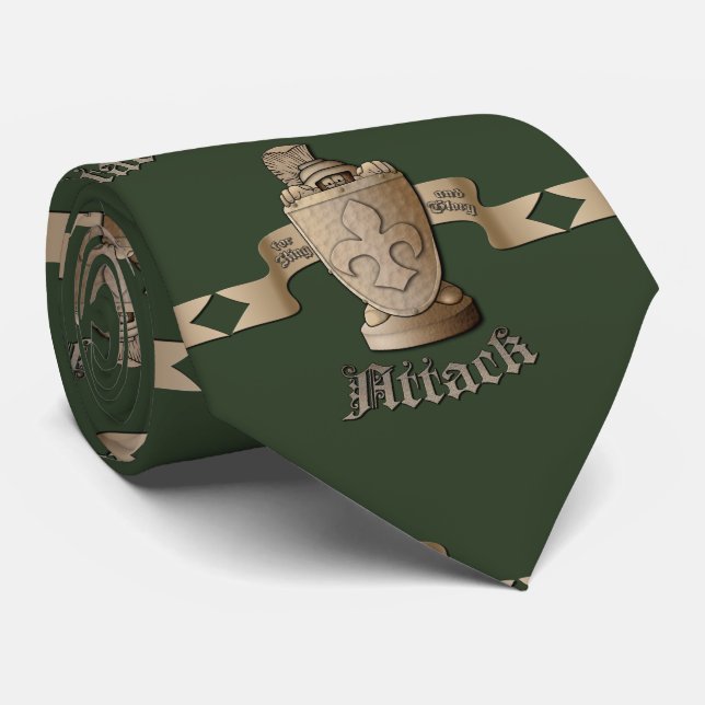 Gravata Penhor nervoso para o rei & a glória (Rolled)