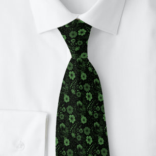 Gravata Penseiras Verde Caçador