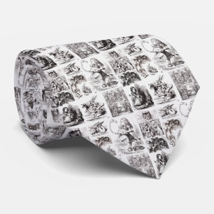 Gravata Personagens vindos de Alice no País das Maravilhas