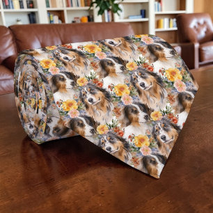 Gravata Personalizada Cachorro Aussie Amante Canin