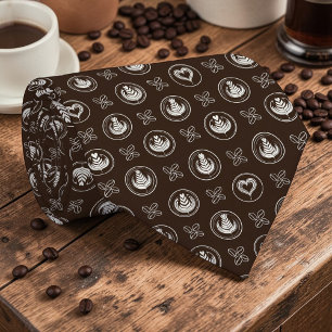 Gravata Personalizada Café Latte