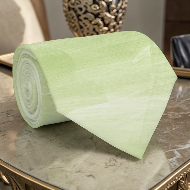 Gravata personalizada com aguarela verde lima clar (Criador carregado)
