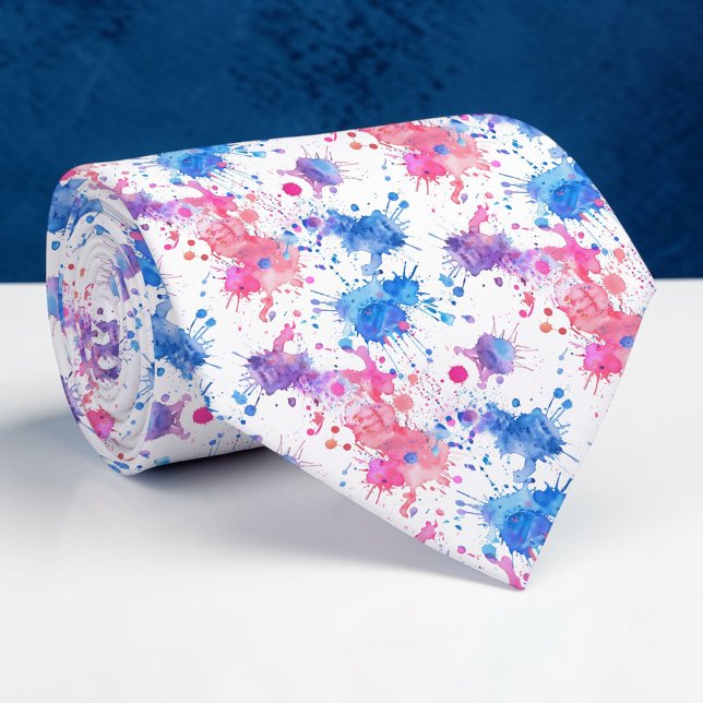 Gravata personalizada com aquarela (Criador carregado)