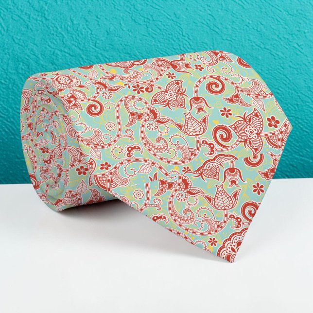 Gravata Personalizada com Estampa Floral (Criador carregado)