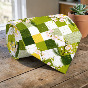 Gravata Personalizada com Padrão Colorido de Patch