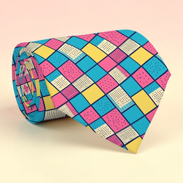 Gravata Personalizada da Cultura Pop Retro dos Ano (Criador carregado)