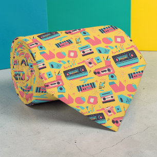 Gravata Personalizada da Cultura Pop Retro dos Ano