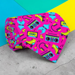 Gravata Personalizada da Cultura Pop Retro dos Ano